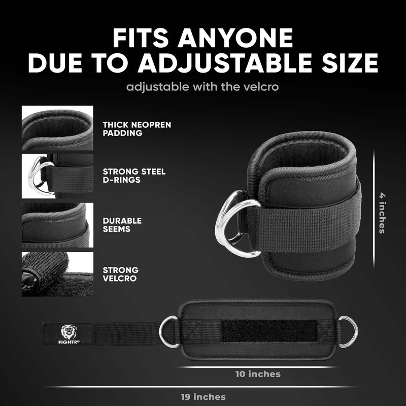 Fitness Ankle Straps (Padded)
